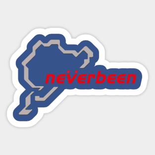 Nurburgring – Never been Sticker